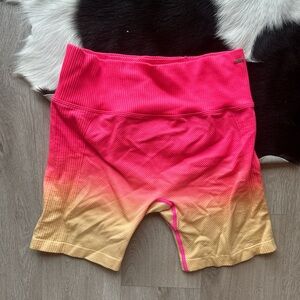 PINK Gradient Pink and Tan Women's Shorts